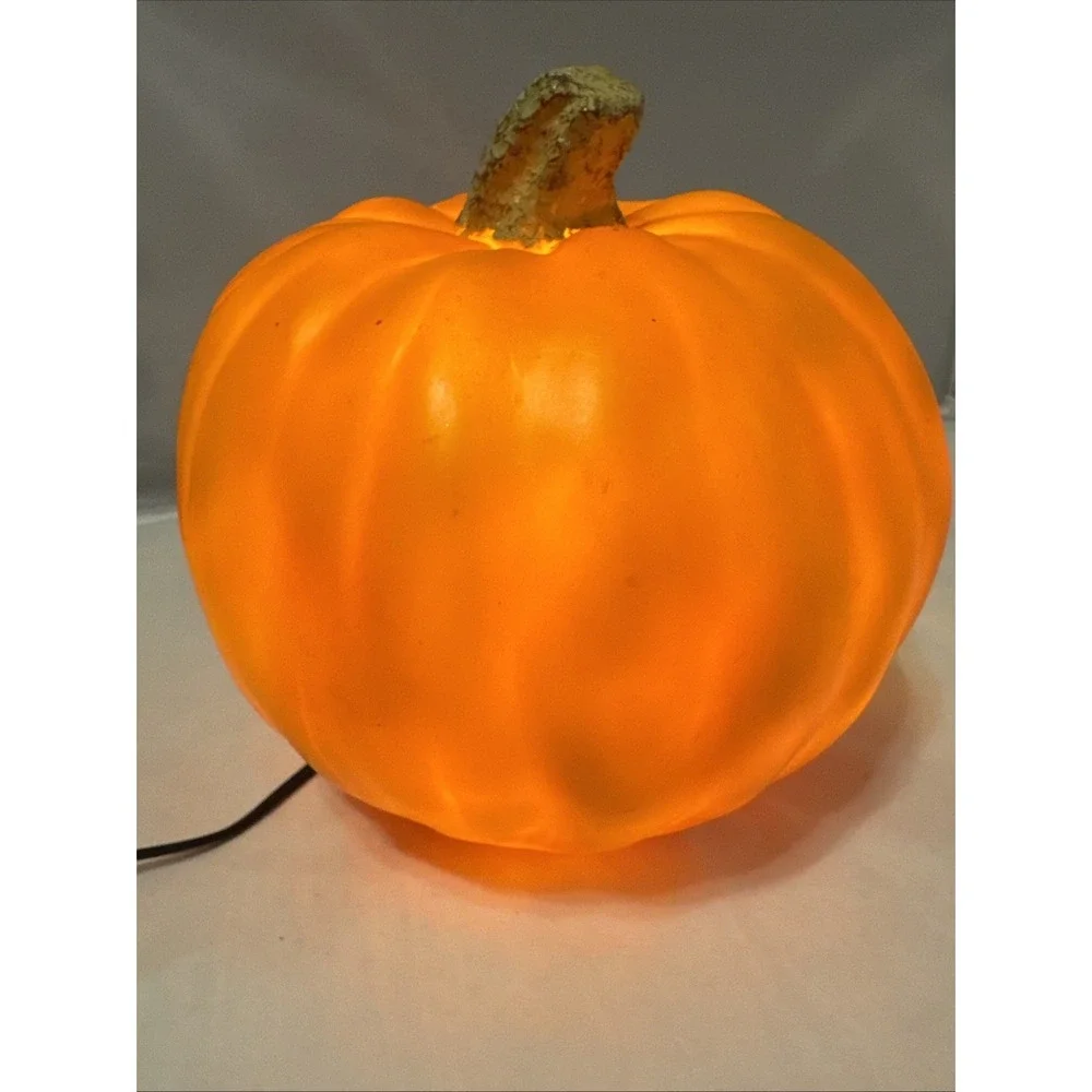 Halloween Jack o Lantern blow mold pumpkin Electric Lighted 2005 Model 22175 EUC